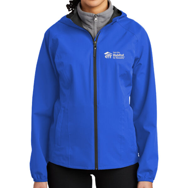 Port Authority Ladies Essential Rain Jacket - Embroidered Logo Thumbnail
