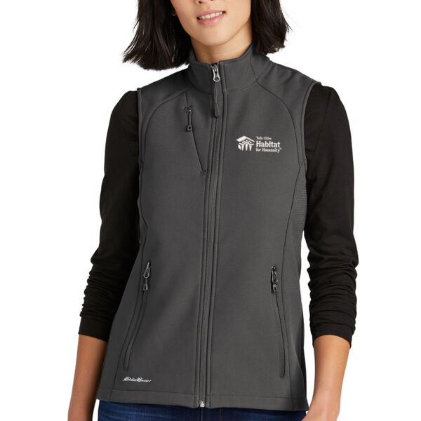 Eddie Bauer Ladies Stretch Soft Shell Vest - Embroidered Logo Thumbnail