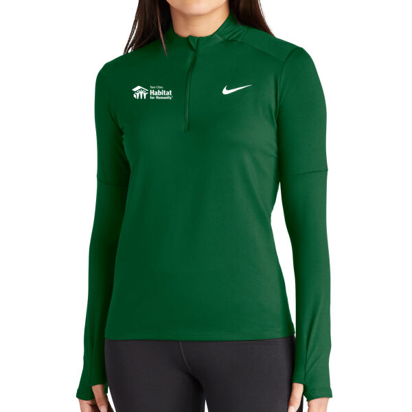 Nike Ladies Dri-FIT Element 1/2-Zip Top - Screen Print Logo Thumbnail