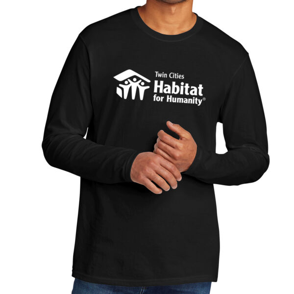 VOLUNTEER SHIRT - Port & Company Tri-Blend Long Sleeve Tee - Printed Logos Thumbnail