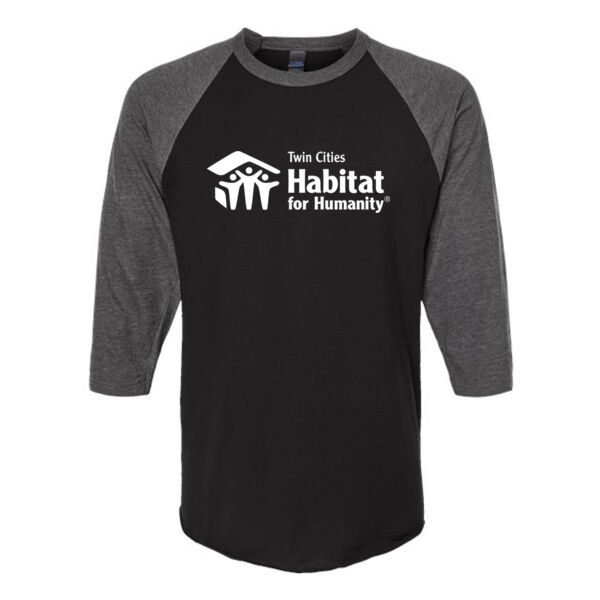 Tultex - Unisex Fine Jersey Raglan T-shirt - Printed Logo Thumbnail