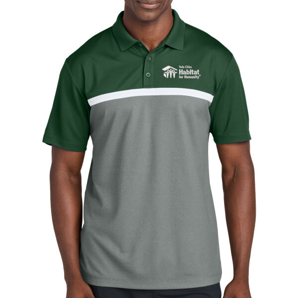 Sport-Tek UV Micropique Colorblock Polo - Embroidered Logo Thumbnail